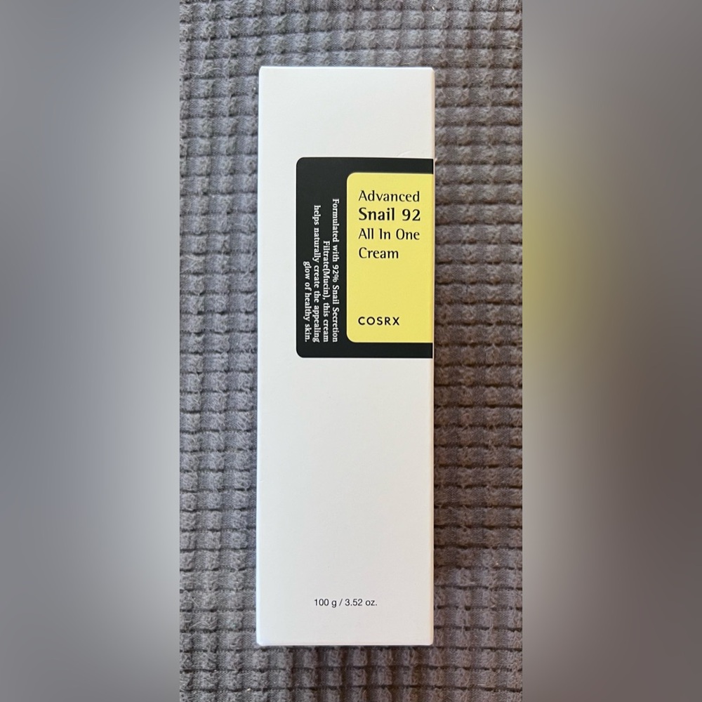 COSRX Advanced Snail 92 All in one Cream - 3.52oz Tube